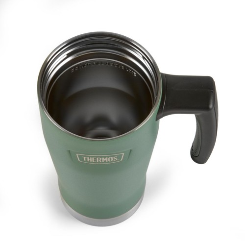 Thermos Icon Series Travel Mug Rock Cap Green 470ml