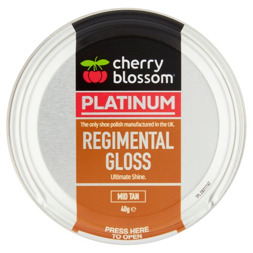 Cherry Blossom Regimental Gloss Mid Tan