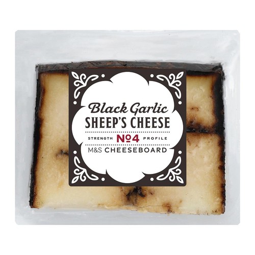 M&S Black Garlic Sheep's Cheese