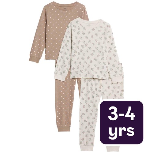 M&S Sleepy Time PJs, 3-4 Years, Multi