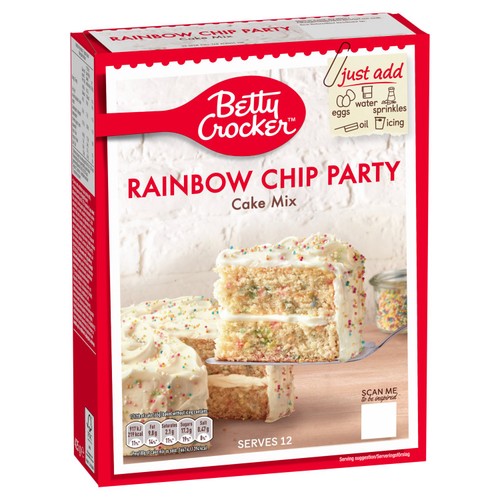 Betty Crocker Rainbow Chip Party Cake Mix