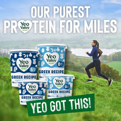 Yeo Valley Organic Greek Recipe 0% Strained Natural Yogurt 