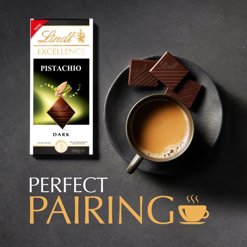 Lindt Excellence Pistachio Dark Chocolate Bar