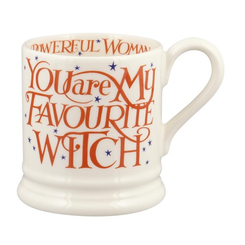Emma Bridgewater Halloween Toast Favourite Witch 1/2 Pint Mug