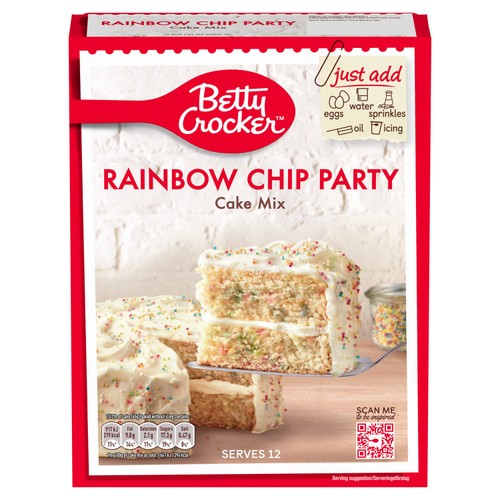 Betty Crocker Rainbow Chip Party Cake Mix