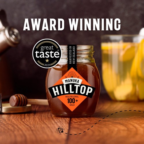 Hilltop Honey Manuka MGO100+ Honey