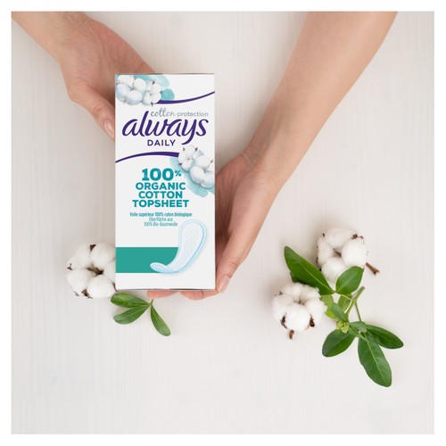 Always Dailies Organic Cotton Protection Normal Panty Liners