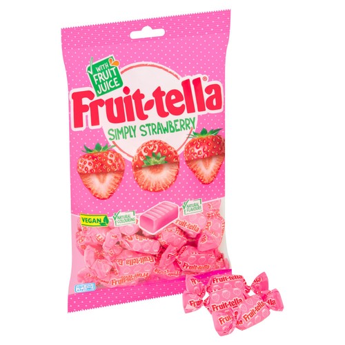 Fruit-tella Simply Strawberry Soft Chew Sweets