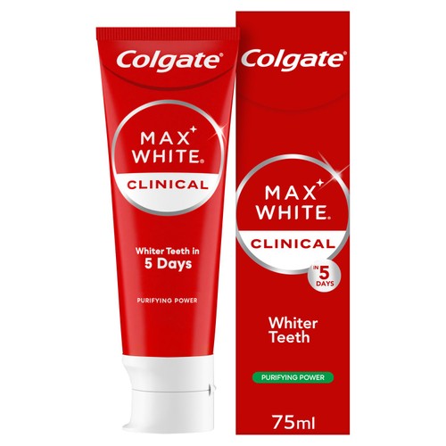 Colgate Max White Clinical Purifying Teeth Whitening Toothpaste