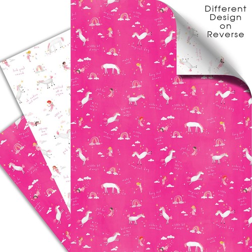 Magical Wishes Double Sided Gift Wrap Sheets