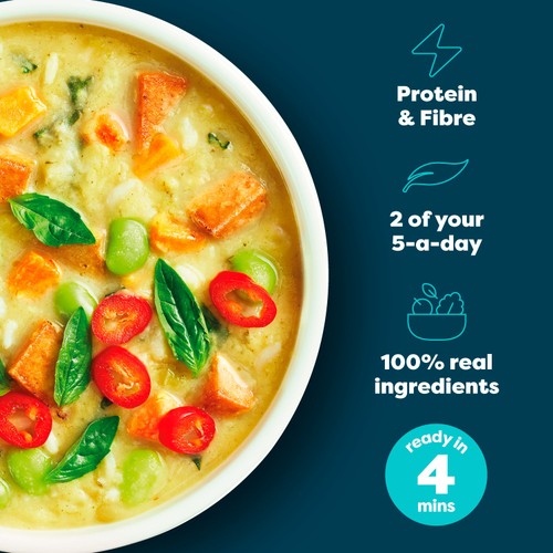 BOL Thai Green Lentil Curry Power Pot Protein+ 450g