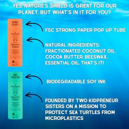 Natures Shield (This is) Mint Sensation Plastic Free Lip Balm
