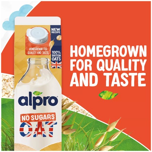 Alpro Oat No Sugar Chilled Dairy Free Drink