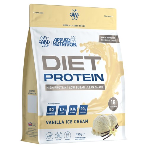 Applied Nutrition Diet Protein Powder Vanilla Ice Cream