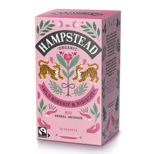 Hampstead Tea Organic Wild Rosehip & Hibiscus Tea