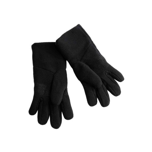 M&S Kids Fleece Gloves, 3-6 Years, Black