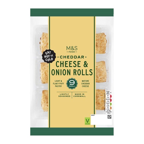 M&S 9 Cheese & Onion Rolls