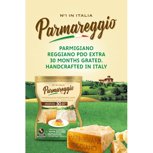 Parmareggio 30 Month Parmigiano Reggiano Grated