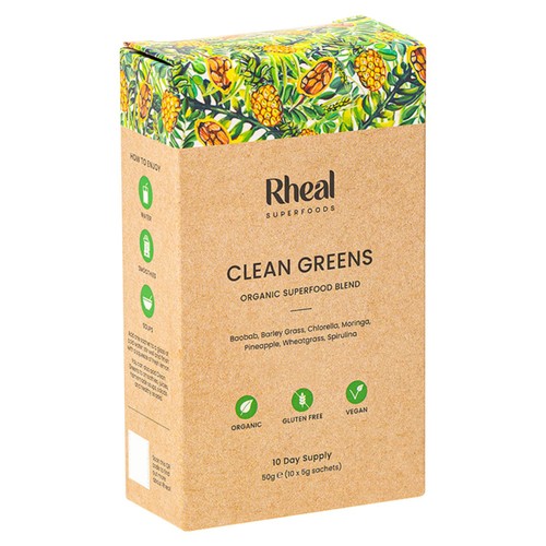 Rheal Superfoods Clean Greens Sachets