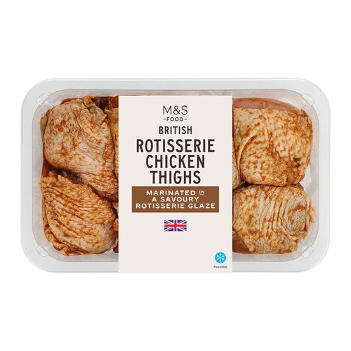 M&S 6 Bone In Rotisserie Chicken Thighs
