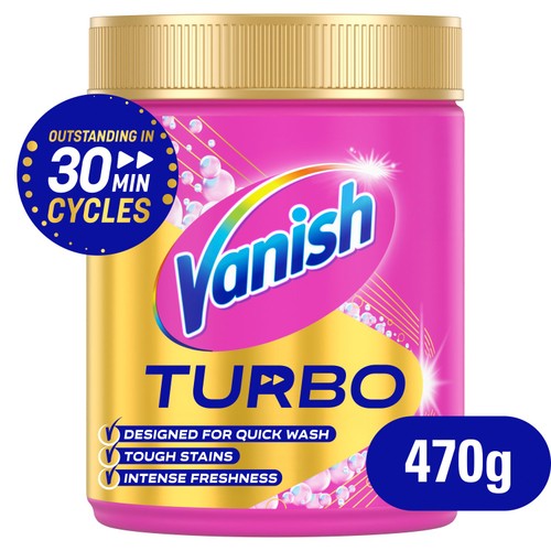 Vanish Turbo Fast Acting Stain Remover Powder