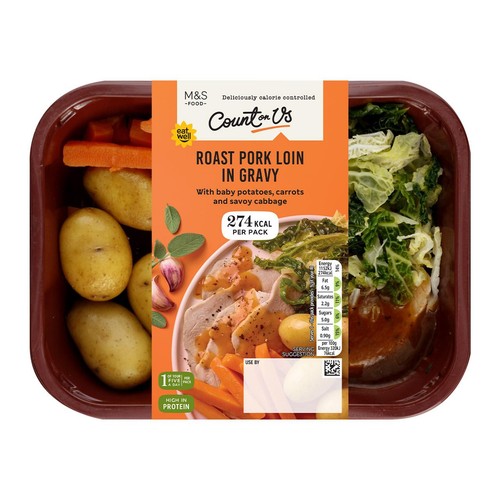 M&S Count On Us Roast Pork Loin in Gravy