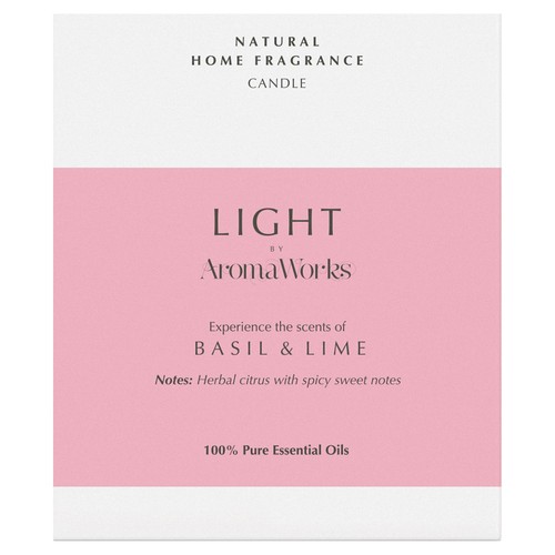 AromaWorks Candle Basil & Lime