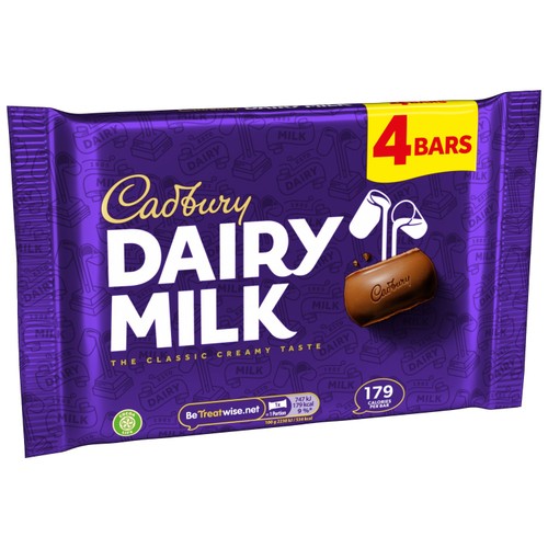 Cadbury Dairy Milk Chocolate Bar Multipack