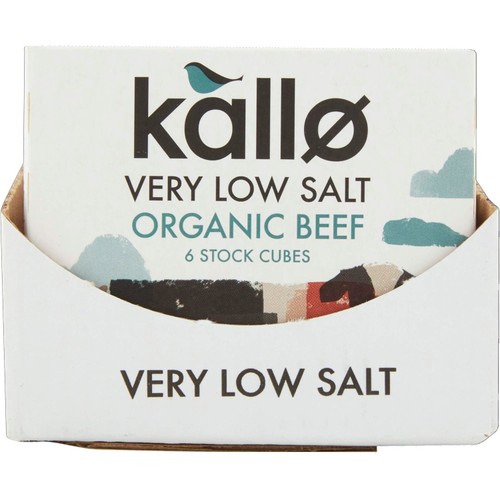 Kallo Organic Very Low Salt Beef Stock Cubes