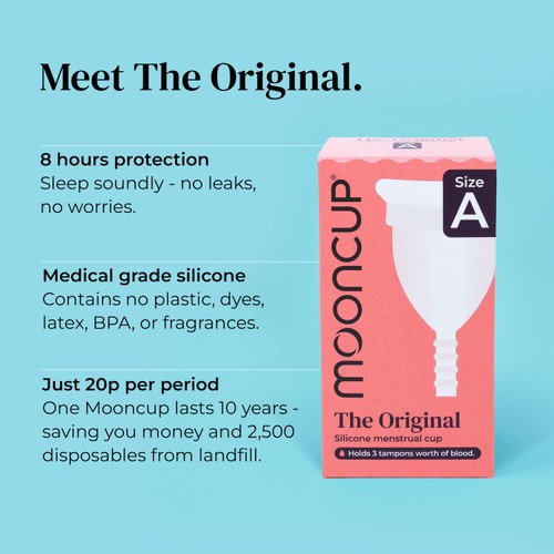Mooncup Original Menstrual Cup, Size A