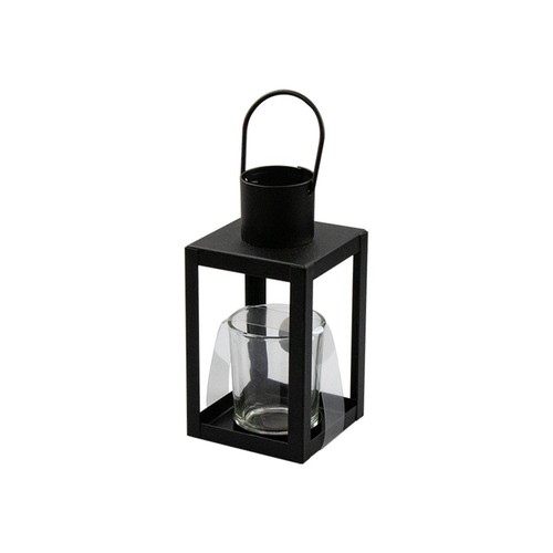 Rowan Small Square Black Lantern