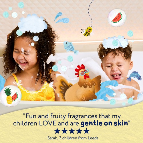 Childs Farm Hair & Body Wash, Watermelon & Pineapple
