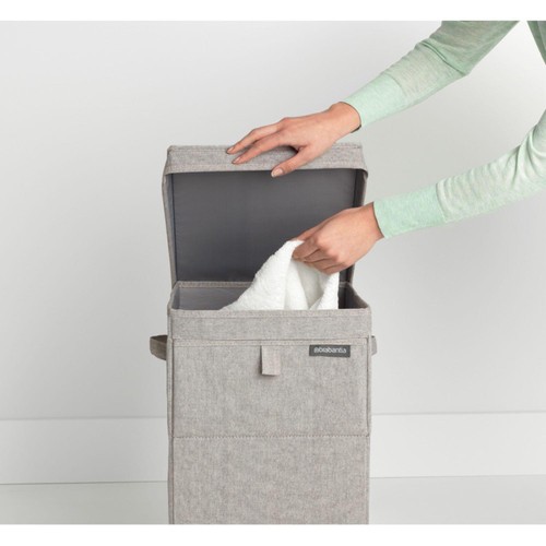 Brabantia 35 Litre Grey Stackable Laundry Box 