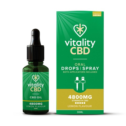 Vitality CBD Lemon Spray with MCT Oil 4800mg