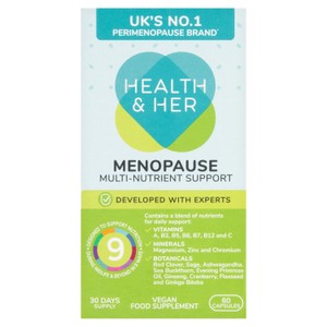 Health & Her Menopause Multi-nutrient Support Supplement Capsules 