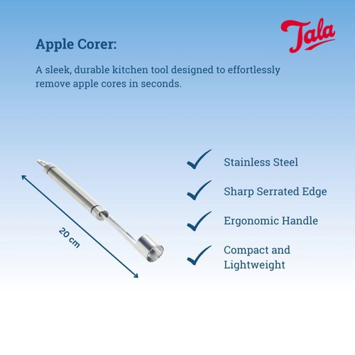 Tala Stainless Steel Apple and Fruit Corer 
