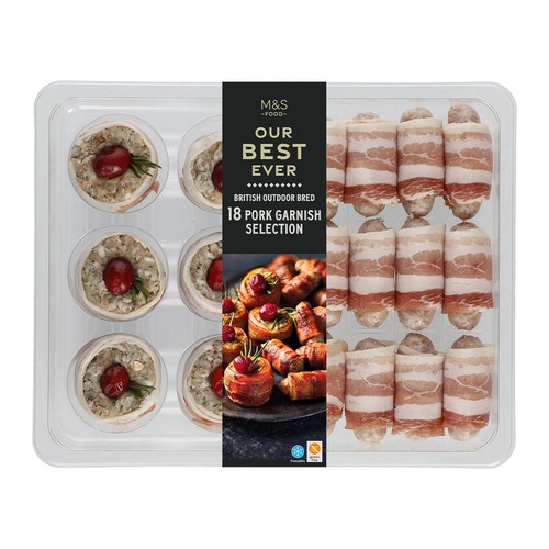 M&S Our Best Ever British Pork Garnish Selection 18 Pieces