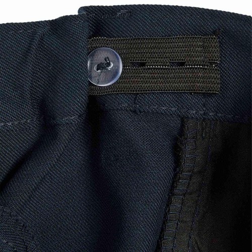 M&S Boys Regular Leg Adjustable Hem Trousers, 8-9 Years, Black
