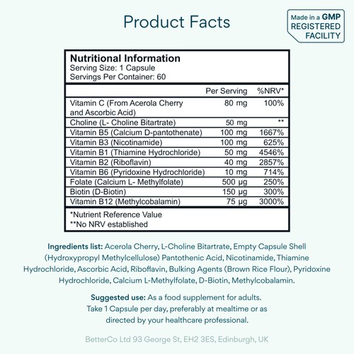 Bettervits Vitamin B Complex