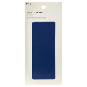 M&S Blue Tissue Paper
