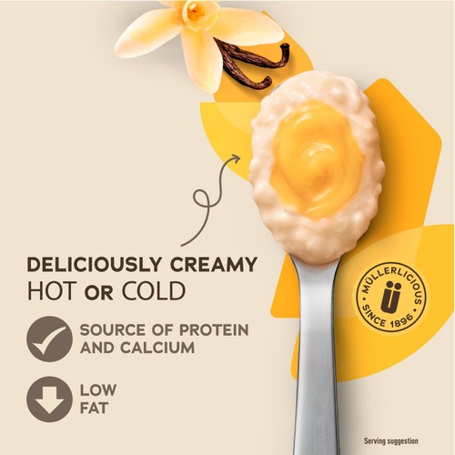  Muller Rice Vanilla Custard Low Fat Dessert