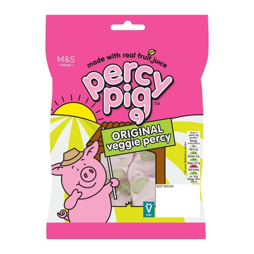 M&S Percy Pig Original Veggie Fruit Gums