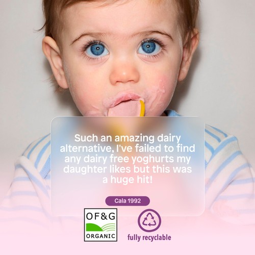 Little Freddie Dairy Free Strawberry Yoghurt Multipack Baby Food Pouch 6+M