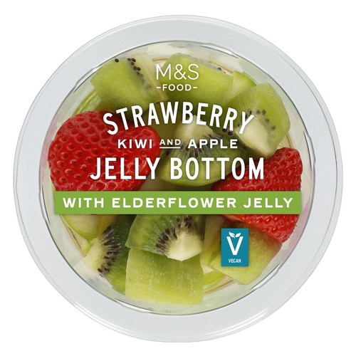 M&S Strawberry, Kiwi & Apple Jelly Bottom