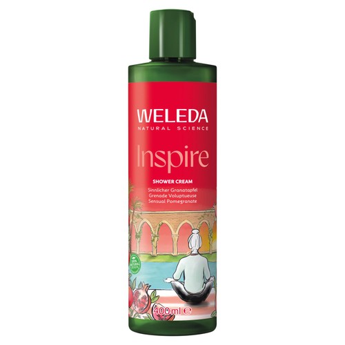 Weleda Pomegranate Inspire Shower Cream Wash Certified Natural
