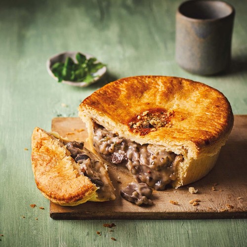 M&S Creamy Garlic Mushroom Pie