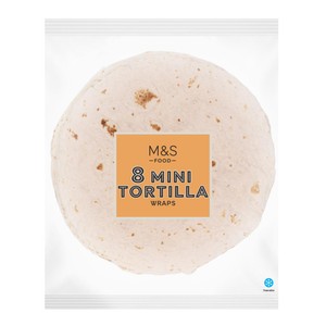 M&S Mini White Tortilla Wraps