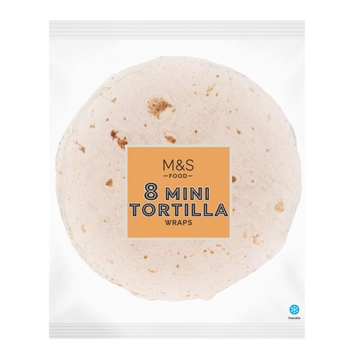 M&S Mini White Tortilla Wraps