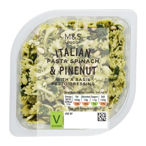 M&S Italian Pasta & Spinach Salad