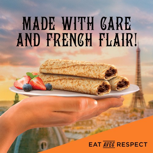 St Pierre Chocolate Filled Crepes